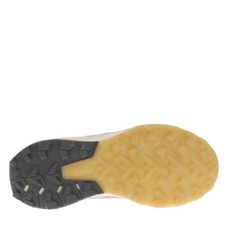 Baskets running beiges en cuir avec un talon plat et des lacets - Image 5