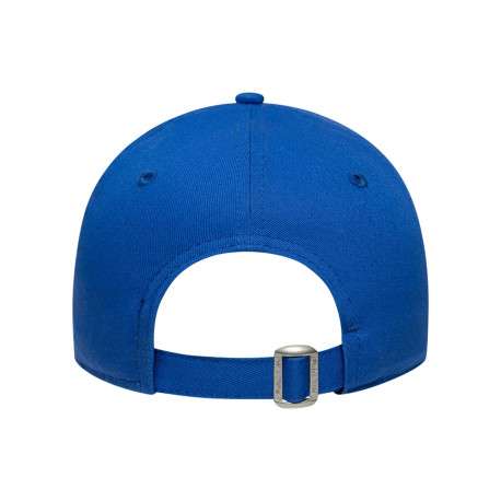 Casquette en coton bleue unie avec une fermeture en strapback - Image 2