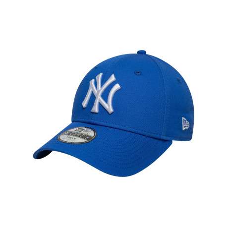 Casquette en coton bleue unie avec une fermeture en strapback - Image 4