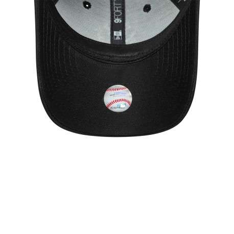 Casquette en coton noire avec motif animalier et fermeture strapback - Image 5