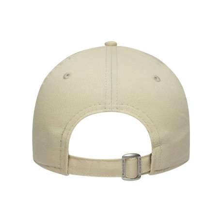 Casquette en coton beige à imprimé avec fermeture strapback - Image 2