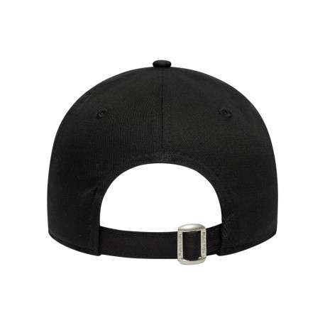 Casquette en coton noire à imprimé avec une fermeture strapback - Image 2