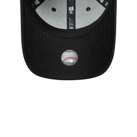 Casquette en coton noire à imprimé avec une fermeture strapback - Image 5