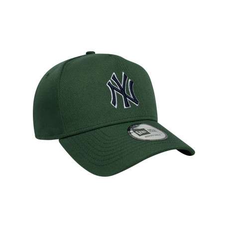 Casquette verte unie en forme carrée avec une fermeture snapback - Image 3