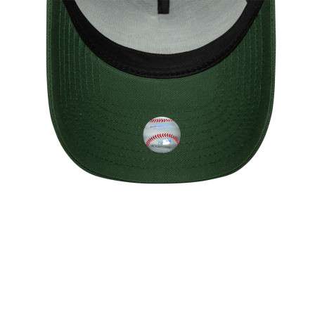 Casquette verte unie en forme carrée avec une fermeture snapback - Image 5