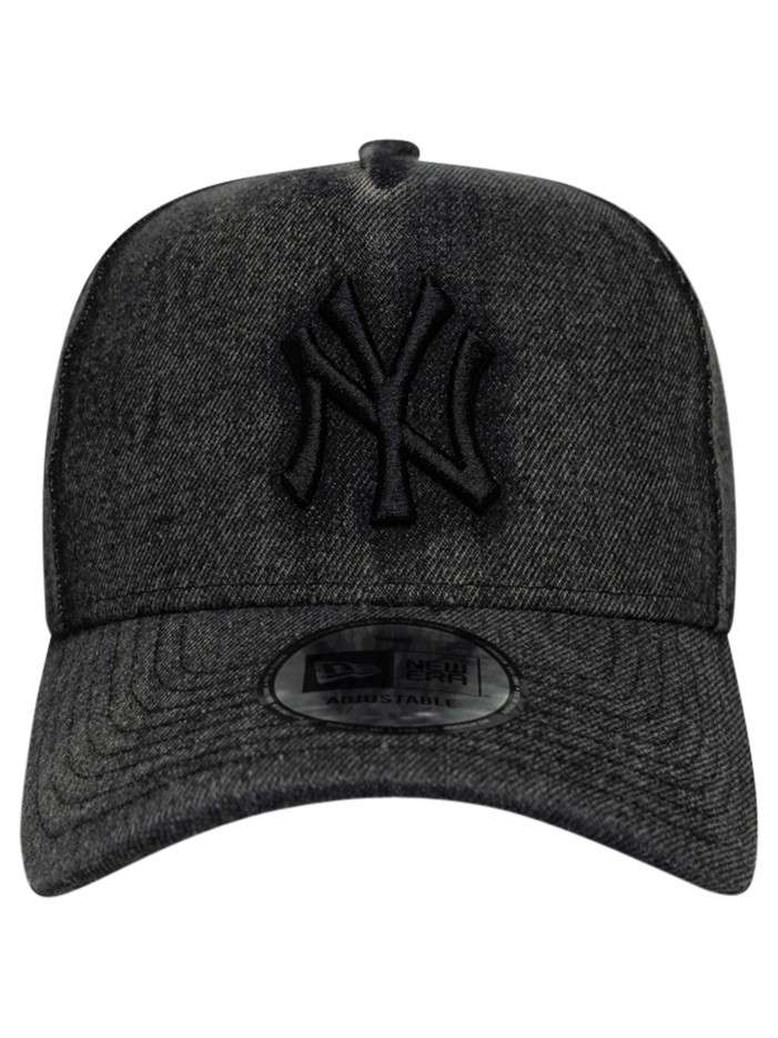 Casquette noire unie effet...