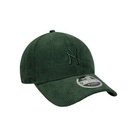 Casquette en coton verte unie avec une fermeture à strapback - Image 3
