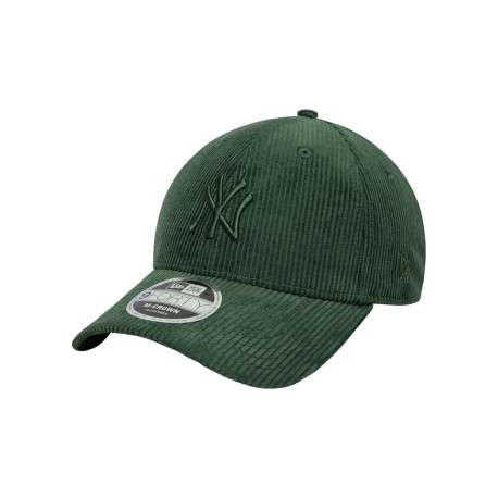 Casquette en coton verte unie avec une fermeture à strapback - Image 4