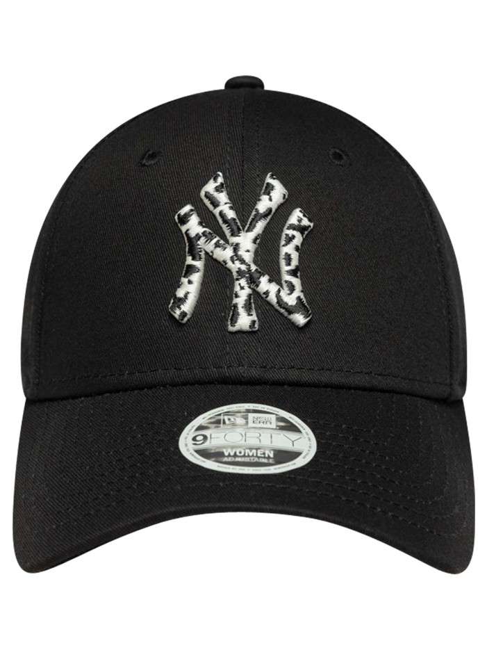 Casquette en coton noire à...