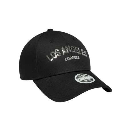 Casquette en coton noire unie avec une fermeture à strapback - Image 3