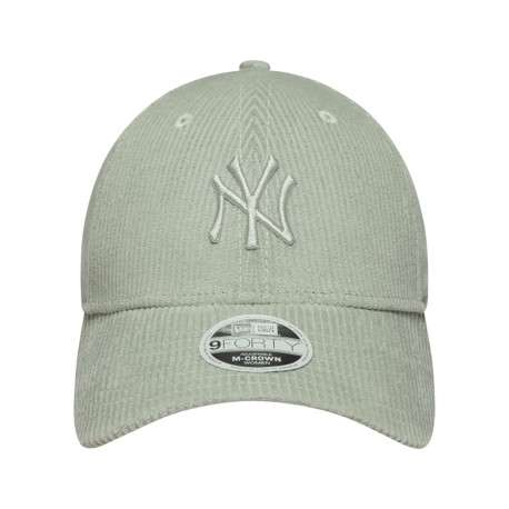 Casquette en coton verte unie avec une fermeture à strapback