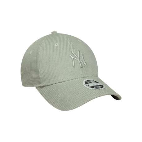 Casquette en coton verte unie avec une fermeture à strapback - Image 3