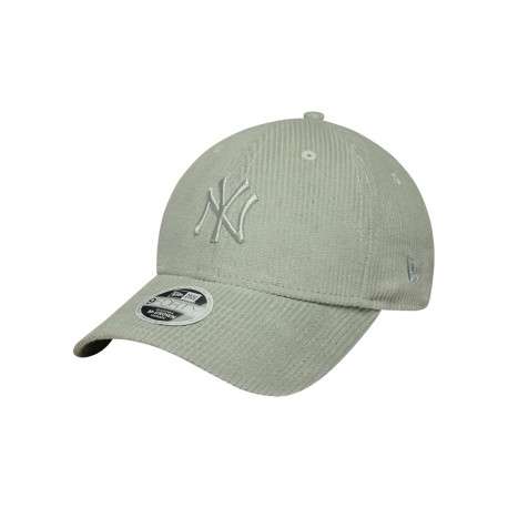 Casquette en coton verte unie avec une fermeture à strapback - Image 4