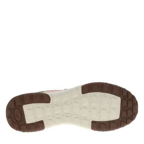 Baskets running beige à talon plat avec un patch de la marque sur la languette - Image 5