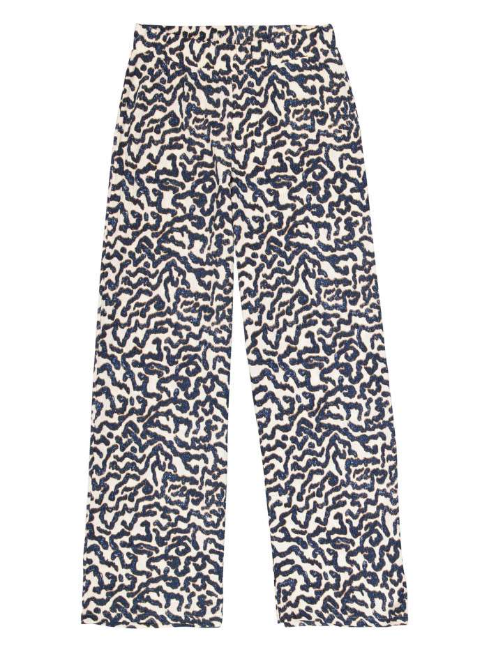 Pantalon chino écru à...