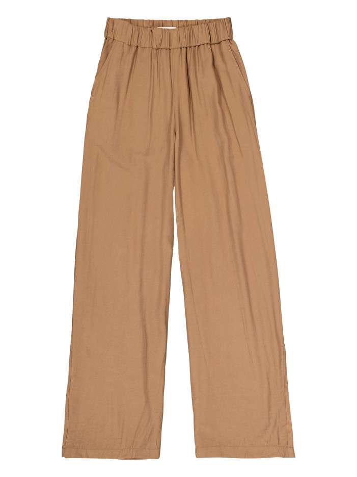Pantalon chino taupe uni...