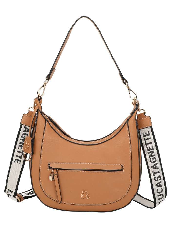Sac porté épaule camel...
