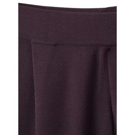 Pantalon chino en coton bordeaux uni pourvu d'une coupe bootcut - Image 7