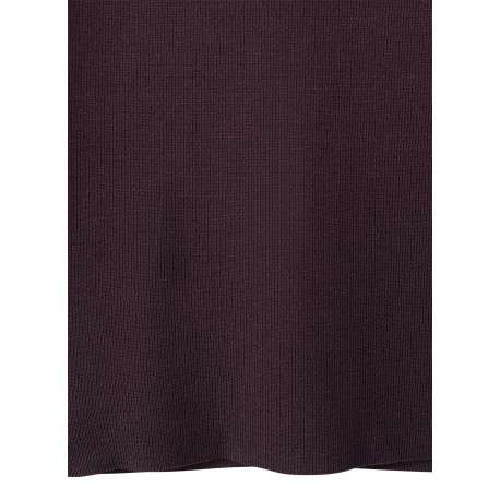 Pantalon chino en coton bordeaux uni pourvu d'une coupe bootcut - Image 8