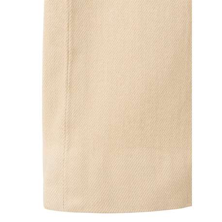 Pantalon chino en coton beige uni pourvu d'une coupe droite - Image 8