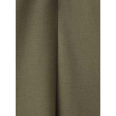 Pantalon chino kaki uni pourvu d'une coupe bootcut et d'une taille haute - Image 7