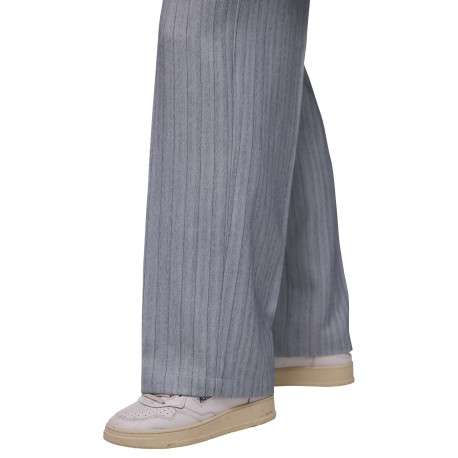 Pantalon chino gris clair à rayures pourvu d'une coupe slim - Image 7