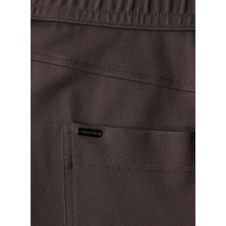 Pantalon chino marron uni pourvu d'une coupe bootcut et de multiples poches - Image 2