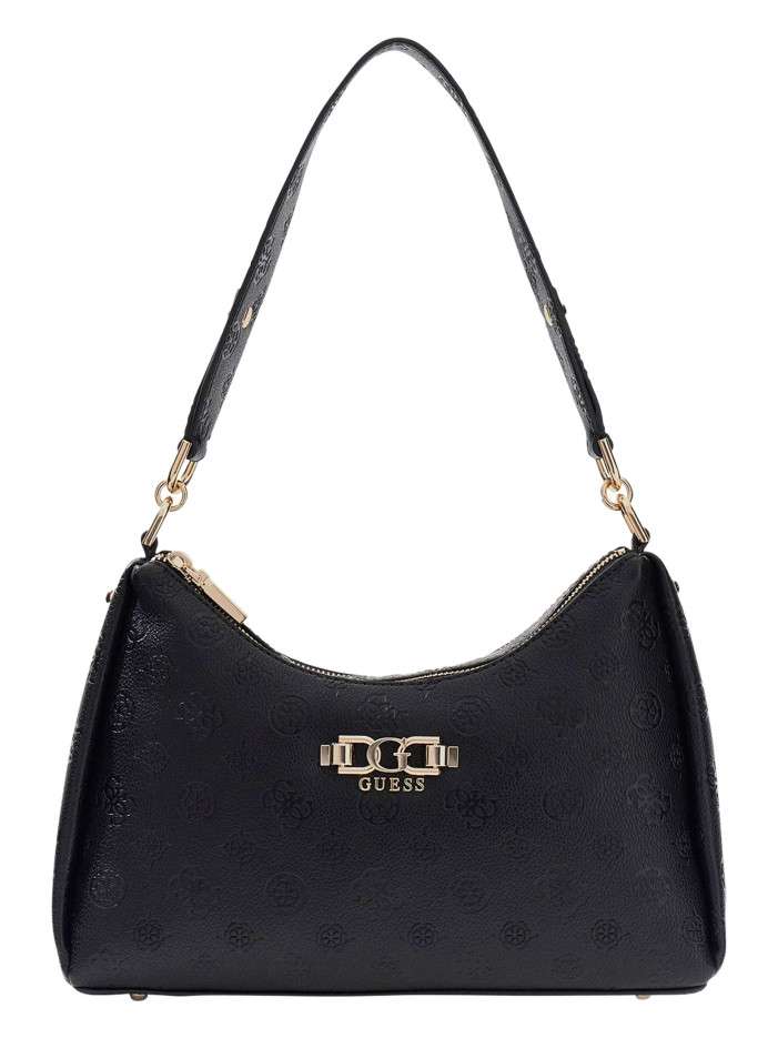Sac à main noir à fermeture...