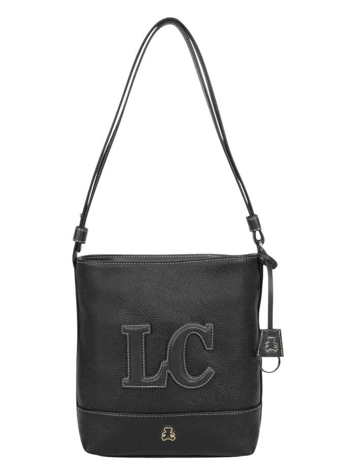 Sac bandoulière noir uni...