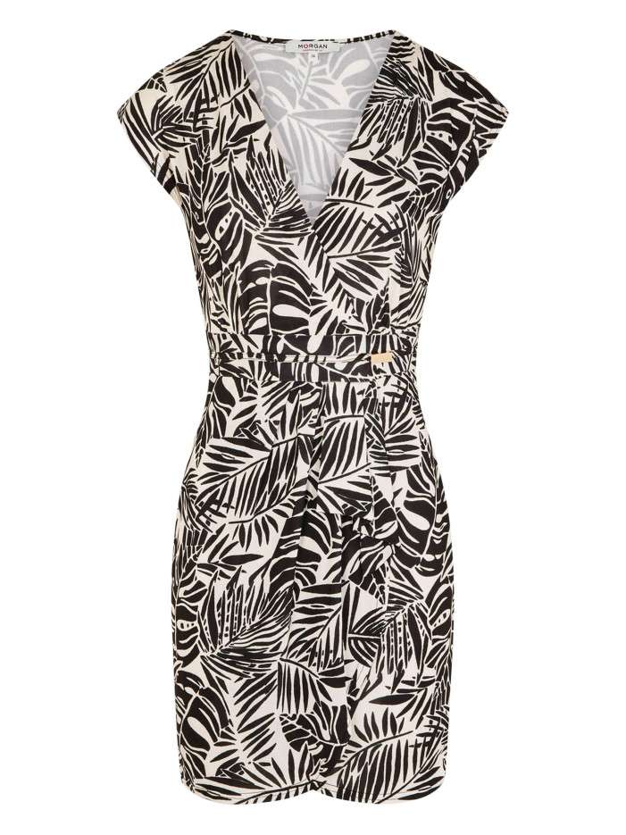 Robe courte noire et...