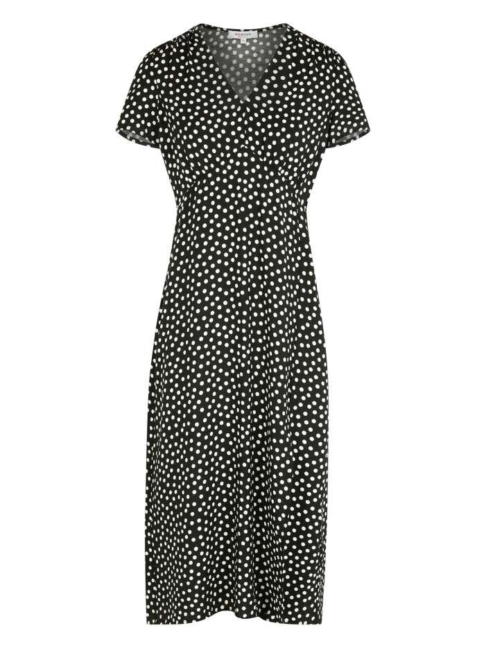 Robe longue noire à coupe...