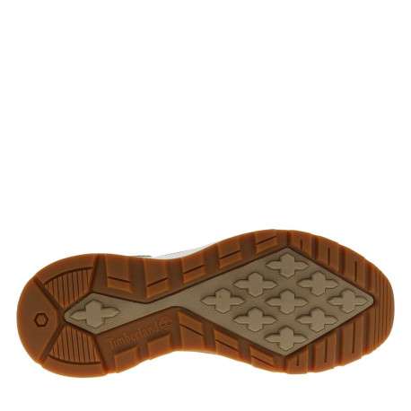 Sneakers marron en cuir avec un talon plat et des lacets ronds bruns - Image 5