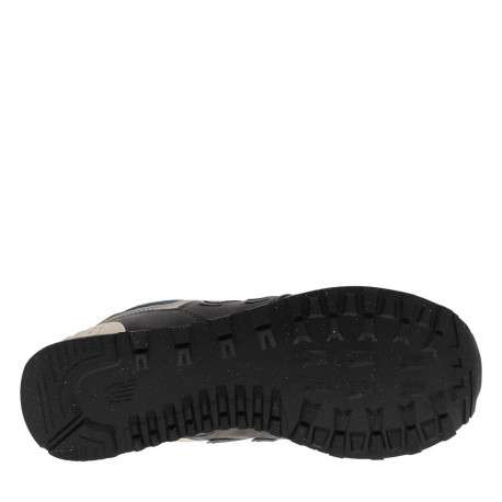Baskets multisport anthracite à talon plat avec des lacets plats façon cordage - Image 5