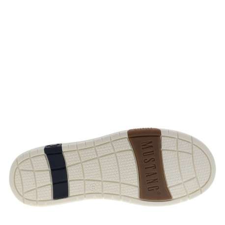 Baskets bleus avec un talon plat et des lacets ronds tressés - Image 5