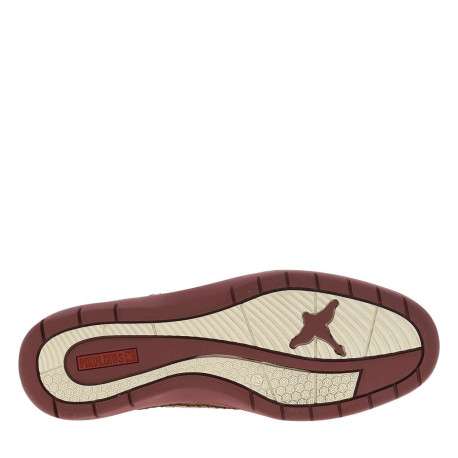 Derbies Marbella en cuir cognac à talon plat avec des lacets plats écrus - Image 5