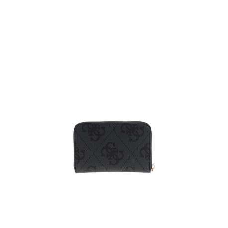 Portefeuille anthracite pourvu d'une fermeture zippée et du logo de la marque - Image 2