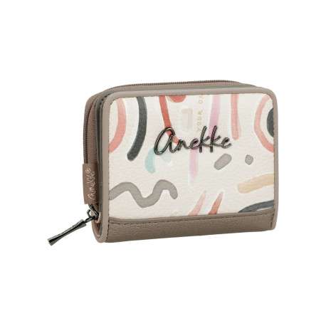 Portefeuille multicolore à motifs avec un logo en relief à l'avant - Image 2