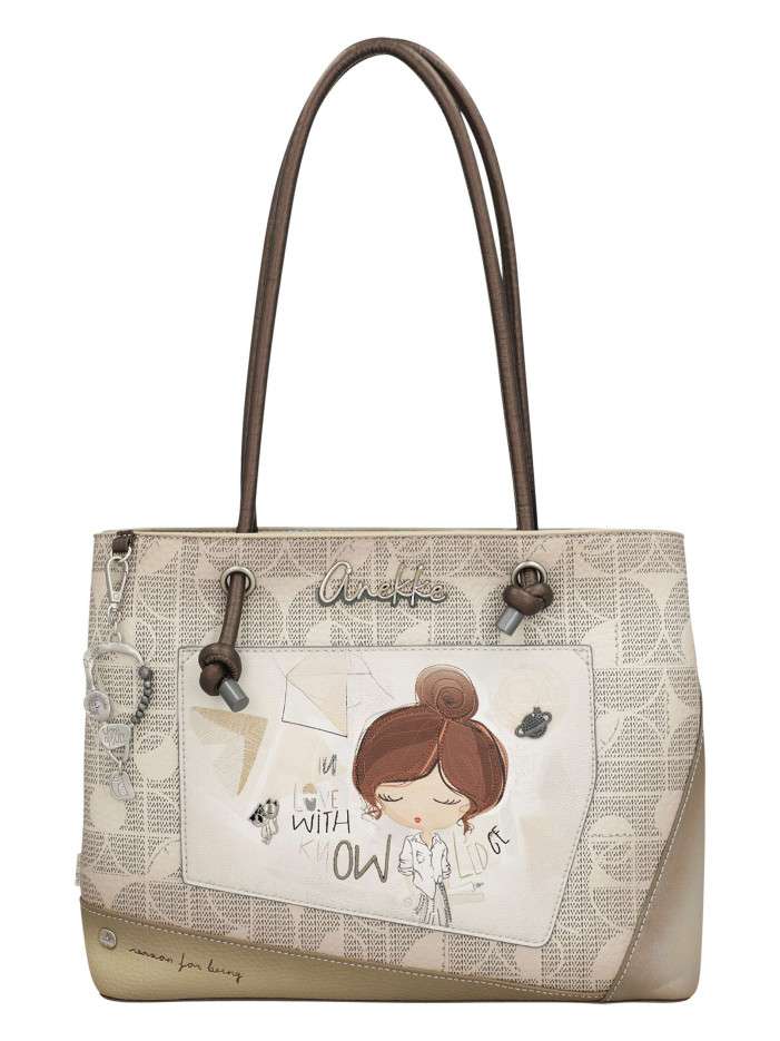 Sac porté épaule écru...