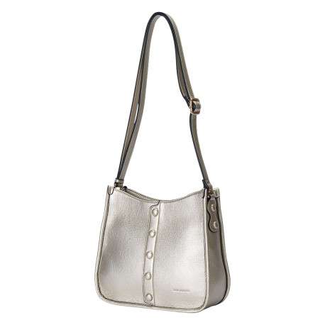 Sac or uni avec une bandoulière réglable et une fermeture à zip - Image 2