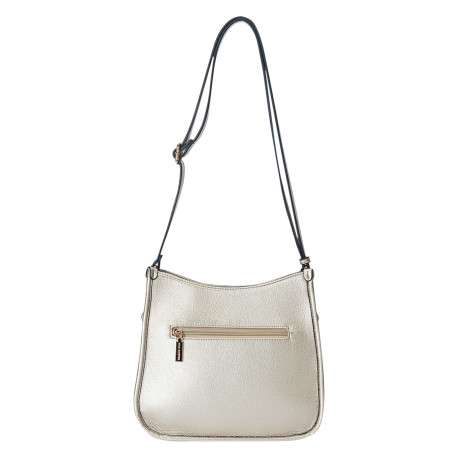 Sac or uni avec une bandoulière réglable et une fermeture à zip - Image 3