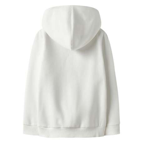 Sweat en coton blanc uni pourvu d'un imprimé tête de mort et d'une coupe droite - Image 2