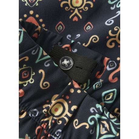 Short chino marine à motifs pourvu d'une coupe fluide et d'une taille élastiquée - Image 3