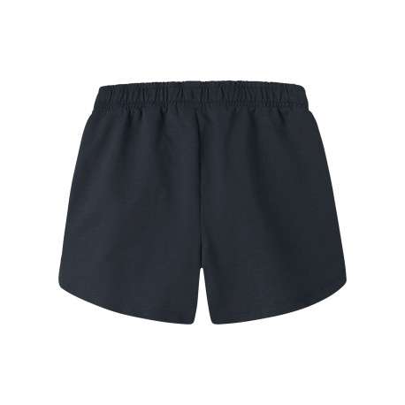 Short jogging marine uni pourvu d'une coupe fluide et d'une taille élastiquée - Image 2