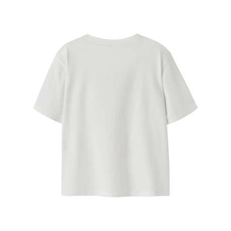 T-shirt en coton biologique blanc uni pourvu d'un imprimé pokémon - Image 2