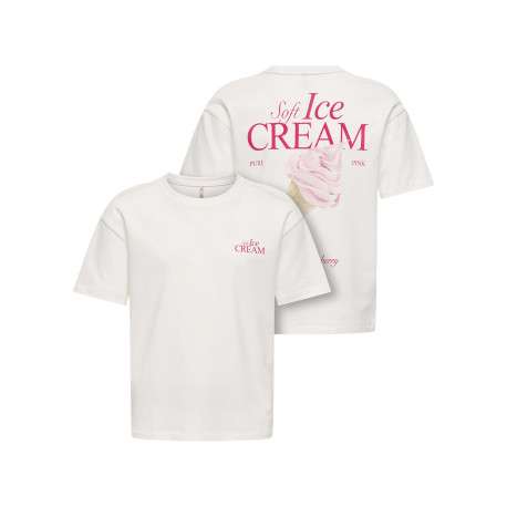 T-shirt en coton biologique blanc uni pourvu d'une coupe droite et d'un col rond - Image 7