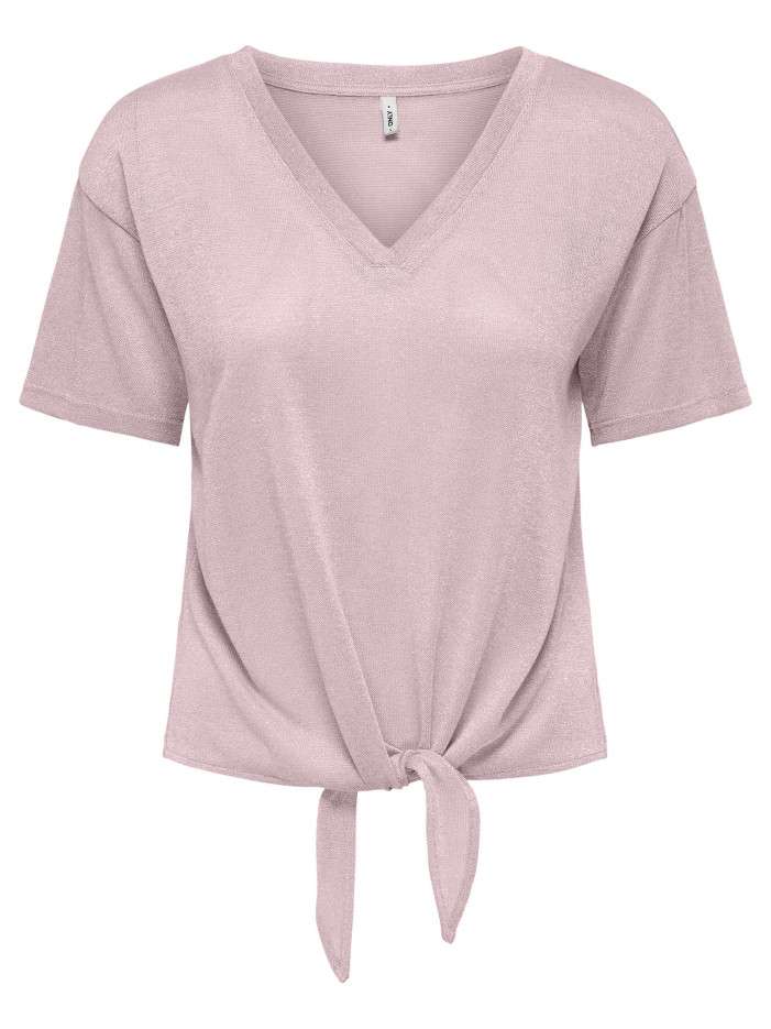 T-shirt rose uni pourvu...