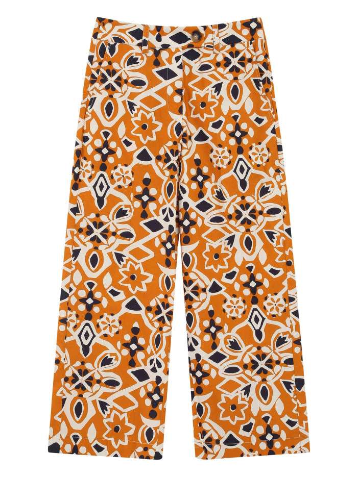 Pantalon chino orange en...