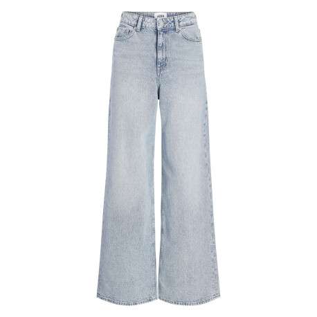 Jean Tokyo en coton bleu pourvu d'une fermeture zippée et boutonnée