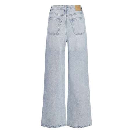 Jean Tokyo en coton bleu pourvu d'une fermeture zippée et boutonnée - Image 2