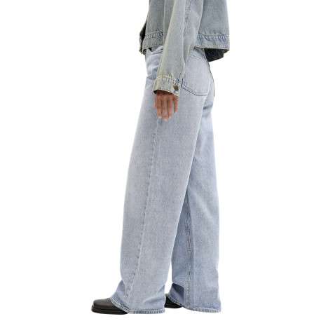 Jean Tokyo en coton bleu pourvu d'une fermeture zippée et boutonnée - Image 5